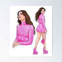 Anne Hathaway in Pink