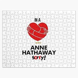 In A Relationship With Anne Hathaway Sorry Jigsaw Puzzle