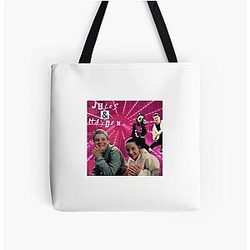 Annie LeBlanc and Hayden Summerall Retro All Print Tote Bag