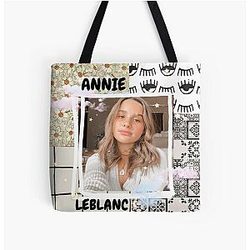 Annie Leblanc Over Print Tote Bag