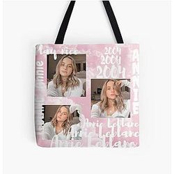 Annie Leblanc Over Print Tote Bag