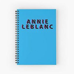 Annie LeBlanc Glitch Spiral Notebook