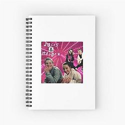 Annie LeBlanc and Hayden Summerall Retro Spiral Notebook