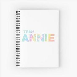Annie LeBlanc Team Spiral Notebook