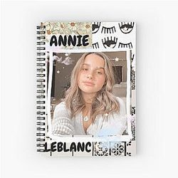 Annie Leblanc Spiral Notebook
