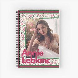 Annie Leblanc Spiral Notebook