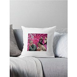 Annie LeBlanc and Hayden Summerall Retro Throw Pillow