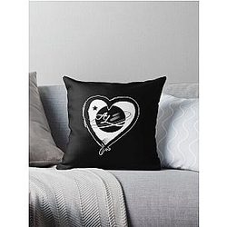 Annie Leblanc Heart Logo Throw Pillow