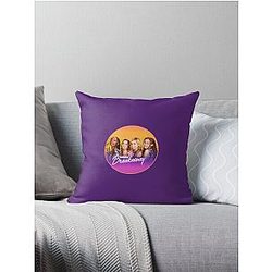 Spring Breakaway Brat - Annie LeBlanc, Lilia Buckingham, Anna Cathcart Throw Pillow