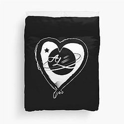 Annie Leblanc Heart Logo Duvet Cover