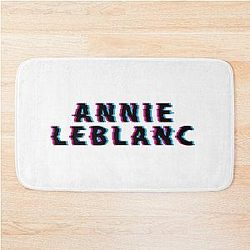 Annie LeBlanc Glitch black Bath Mat