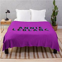 Annie LeBlanc Glitch Throw Blanket