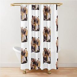 Annie Leblanc with the Chicken Girls Season 6 Cast Shower Curtain