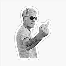 Anthony Bourdain Sticker