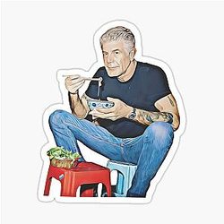 Anthony Bourdain Parts Unknown Sticker