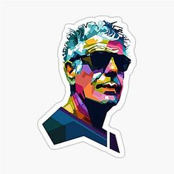 Anthony Bourdain Legendary Sticker