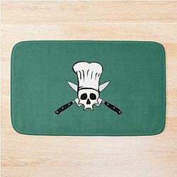 Chef Anthony Bourdain with Knife Bath Mat