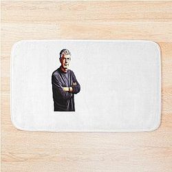 Anthony Bourdain Vector Art Bath Mat