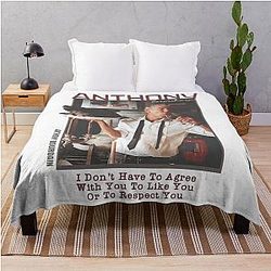 Anthony Bourdain Throw Blanket