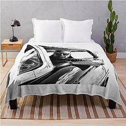 Anthony Bourdain Retro 80s Throw Blanket