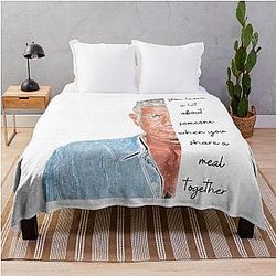 Anthony Bourdain quotes Throw Blanket