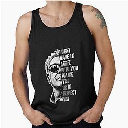 Anthony Bourdain I Don't Have to Agree Tank Top