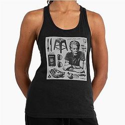 Anthony Bourdain Vintage Racerback Tank Top