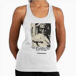 Anthony Bourdain Racerback Tank Top