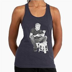 Anthony Bourdain Racerback Tank Top