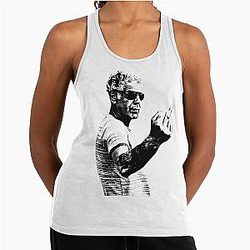 Memories Anthony Bourdain Racerback Tank Top