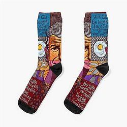 Anthony Bourdain Collage - Left Socks