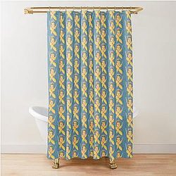 Anthony Bourdain Cooking Shower Curtain
