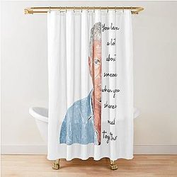 Anthony Bourdain quotes Shower Curtain
