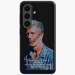 Anthony Bourdain Quote T Shirt and Sticker Samsung Galaxy Soft Case