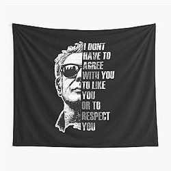 Anthony Bourdain I T-Shirt Tapestry