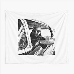 Anthony Bourdain Retro 80s Tapestry
