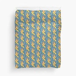 Anthony Bourdain Cooking Duvet Cover