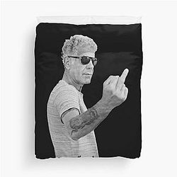 Anthony Bourdain Duvet Cover