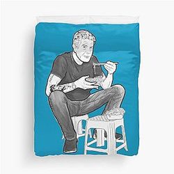 Anthony Bourdain Duvet Cover