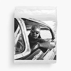 Anthony Bourdain Retro 80s Duvet Cover