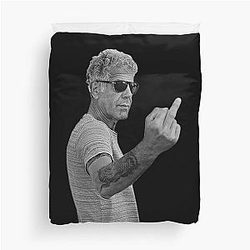 Anthony Bourdain Legend Middle Finger Style Duvet