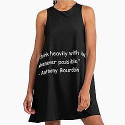 Drink with locals whenever possible Anthony A-line dress