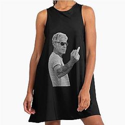 Anthony Bourdain Legend A-Line Dress