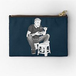 Anthony Bourdain Food Quote Zipper Pouch