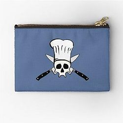 Chef Anthony Bourdain with knife Zipper Pouch