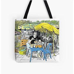 Anthony Bourdain Art Tote Bag