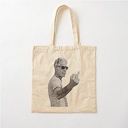 Vibrant Anthony Bourdain Cotton Tote Bag