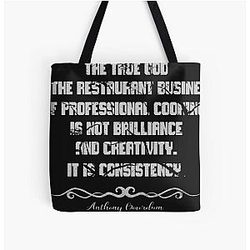 Anthony Bourdain Quote Tote Bag