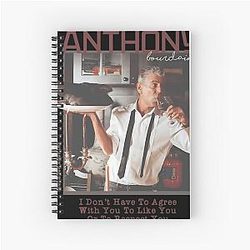 Anthony Bourdain Spiral Notebook