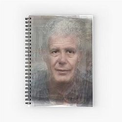 Anthony Bourdain Portrait Spiral Notebook